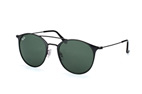 Ray-Ban RB 3546 9009/85 large Schwarz / Pilotengr&uuml;nPerspektivenansicht Thumbnail