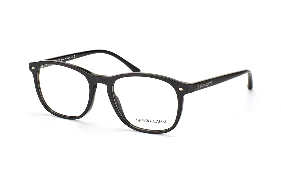 Giorgio Armani AR 7003 5001 Large, Inkl. Gläser, Quadratische Brille, Herren Schwarz