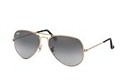 Ray-Ban Aviator large RB 3025 L0205 Braun / Verlaufsglas GrauPerspektivenansicht Thumbnail