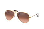 Ray-Ban Aviator large RB 3025 L0205 Goldfarben / Verlaufsglas BraunPerspektivenansicht Thumbnail