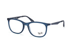 Ray-Ban RX 7078 5849 Blau / SilberPerspektivenansicht Thumbnail