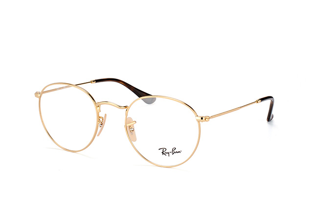 ray ban gold rimmed glasses