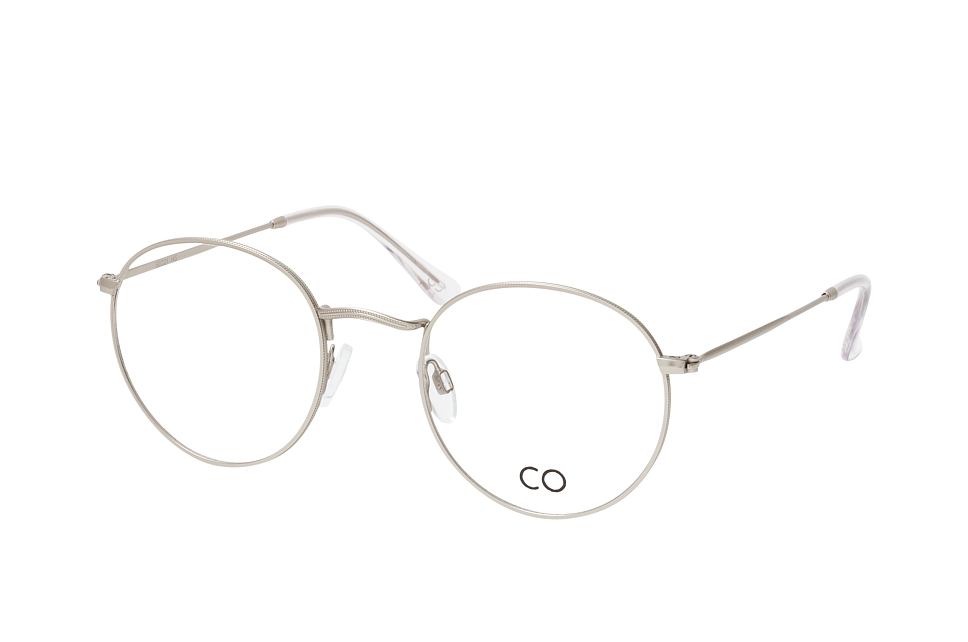Co Optical Woogy 1112 004, Inkl. Gläser, Runde Brille, Unisex Silber