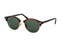 Ray-Ban Clubround RB 4246 990 Kulta / Havana / Polarisoitu vihre&auml; pieni esikatselukuva