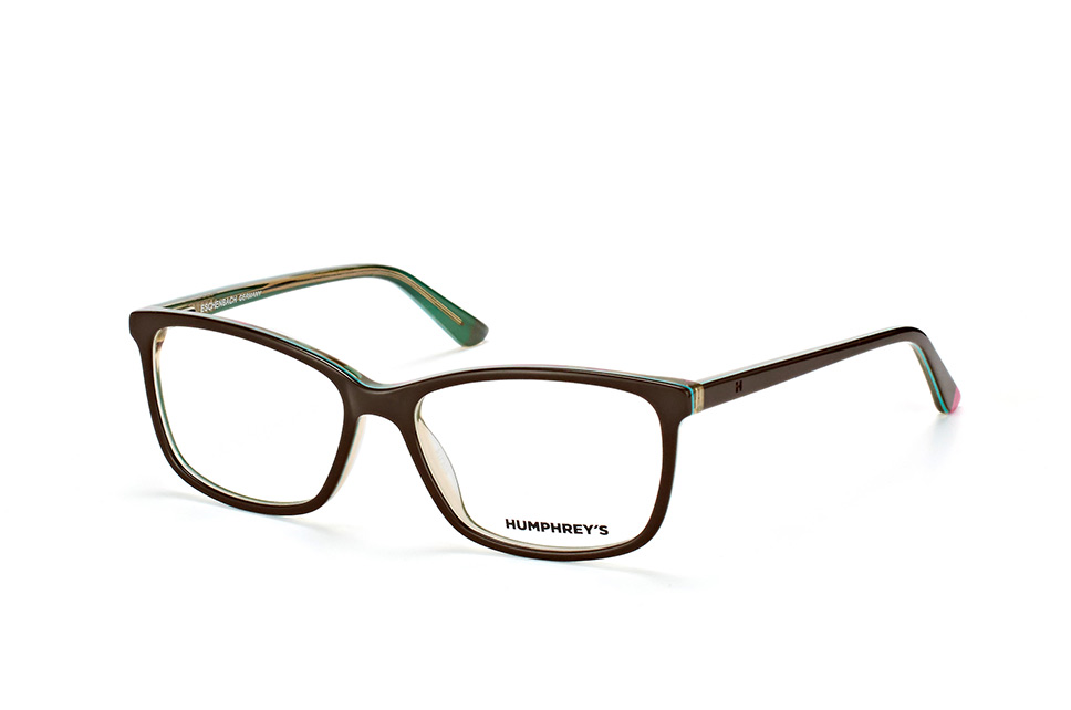 Humphrey´s Eyewear 583094 60, Inkl. Gläser, Quadratische Brille, Damen Braun