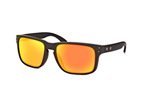 Oakley Holbrook OO 9102 F1 large Schwarz / Gr&uuml;nPerspektivenansicht Thumbnail