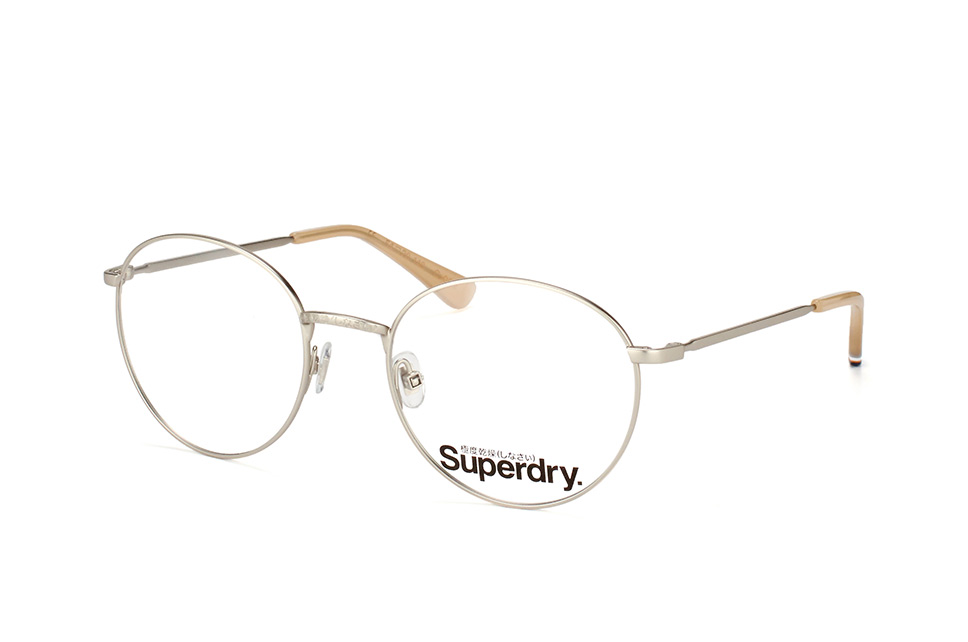 Superdry SDO Tegan 002, Inkl. Gläser, Runde Brille, Unisex Silber