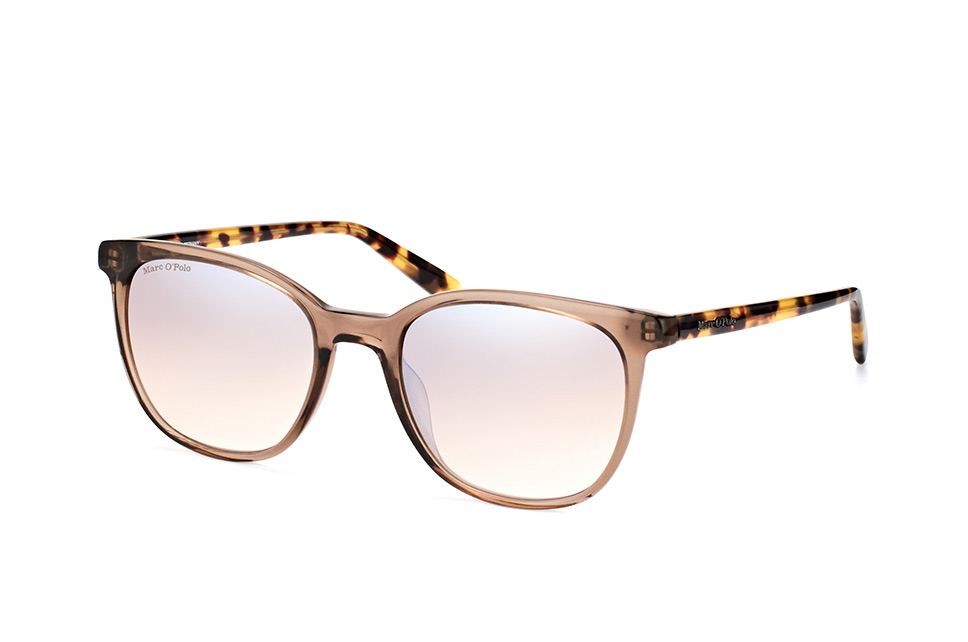 Marc O'polo Eyewear MOP 506135 80, Quadratische Sonnenbrille, Damen, In Sehstärke Erhältlich Beige