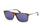 Tom Ford Max-02 FT 0588/S 01E Havana / BlauPerspektivenansicht Thumbnail