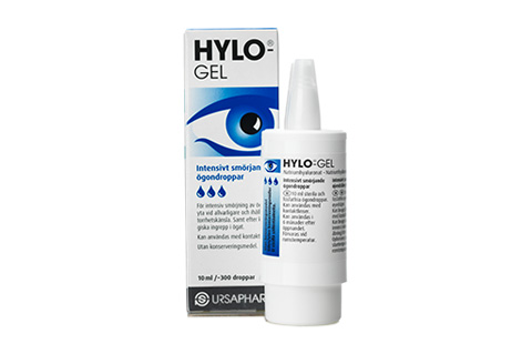  Eye drops Hylo-Gel 10ml framifrån