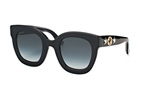 Gucci GG 0208S 001 Schwarz / Verlaufsglas GrauPerspektivenansicht Thumbnail