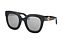 Gucci GG 0208S 001 Schwarz / Grau Minithumbnail