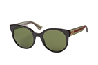 Gucci GG 0035S 001 Schwarz / Gr&uuml;n / Gr&uuml;nPerspektivenansicht Thumbnail