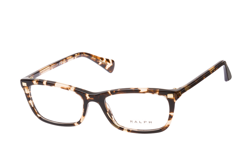Ralph RA 7089 1691, Inkl. Gläser, Rechteckige Brille, Damen Havana