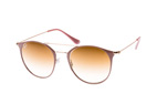 Ray-Ban RB 3546 9009/85 large Beige / Goldfarben / Verlaufsglas BraunPerspektivenansicht Thumbnail