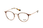 Ray-Ban RX 6378 2971 small Goldfarben / HavanaPerspektivenansicht Thumbnail