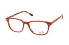 Ray-Ban RX 7119 5629 large Havana / RotPerspektivenansicht Thumbnail