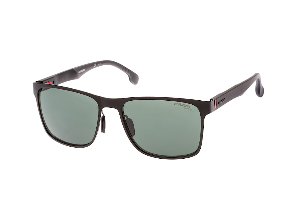 Carrera CA 8026/S 003, Quadratische Sonnenbrille, Herren, In Sehstärke Erhältlich Schwarz