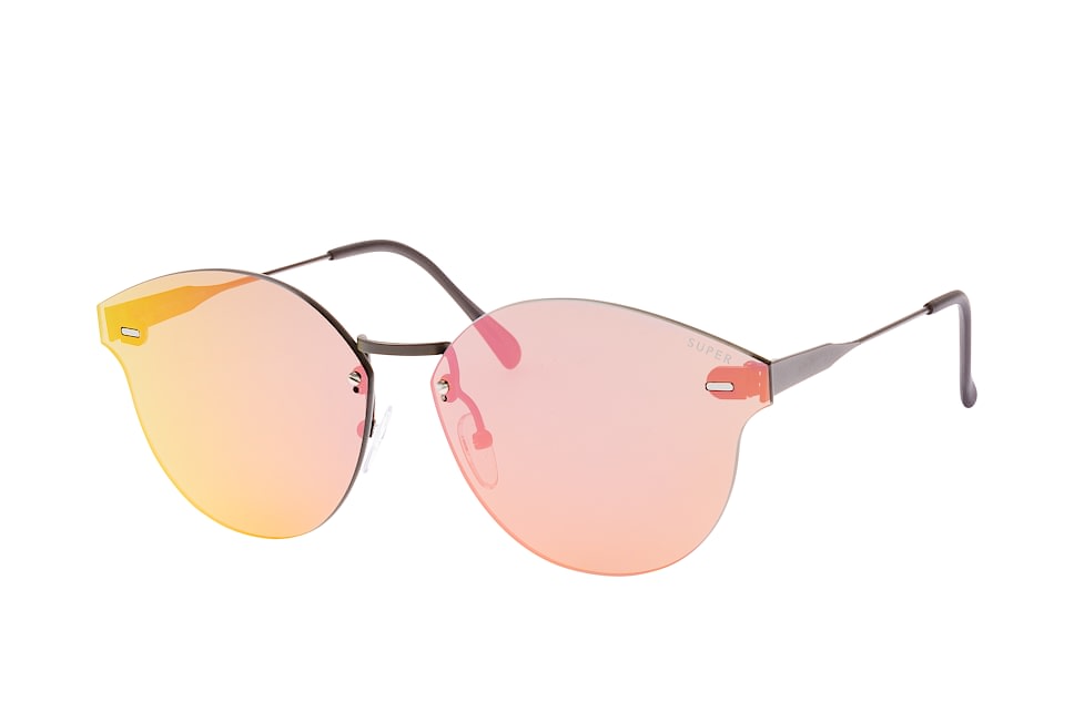 Super by Retrosuperfuture Tuttolente Panama Pink 1Ug/l, Butterfly Sonnenbrillen, Dunkelgrau