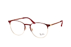 Ray-Ban RX 6375 2861 small Dor&eacute; / Rouge vue en perpective Thumbnail