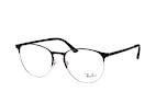 Ray-Ban RX 6375 2861 large Schwarz / SilberPerspektivenansicht Thumbnail