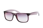 Ray-Ban Justin RB 4165 601/8G Grau / Verlaufsglas GrauPerspektivenansicht Thumbnail