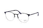 Ray-Ban RX 6375 2861 large Blau / GrauPerspektivenansicht Thumbnail