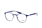 Ray-Ban RX 6355 2503 Bleu vue en perpective Thumbnail