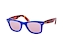 Ray-Ban Wayfarer RB 2140 901 Blau / Havana / Lila Minithumbnail