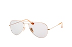 Ray-Ban Aviator RB 3025 002/58 small Goldfarben / GrauPerspektivenansicht Thumbnail