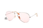 Ray-Ban Aviator large RB 3025 L0205 Silber / RosaPerspektivenansicht Thumbnail