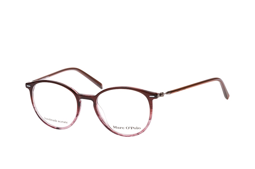 Marc O'polo Eyewear 503133 50, Inkl. Gläser, Runde Brille, Damen Braun