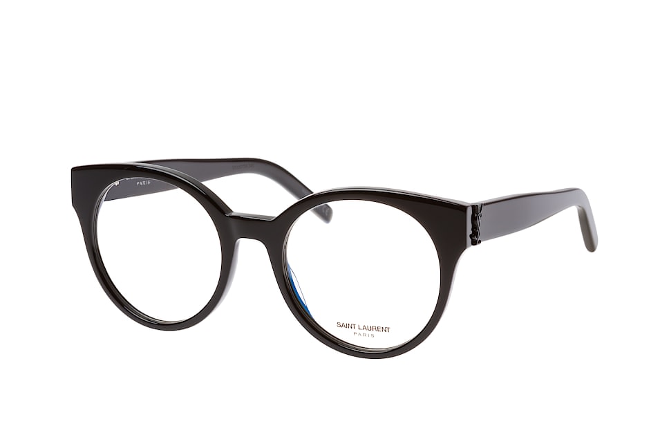 Saint Laurent SL M32 001, Inkl. Gläser, Runde Brille, Damen Schwarz