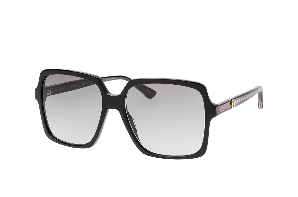 Gucci GG 0375S 001, Quadratische Sonnenbrille, Damen Schwarz