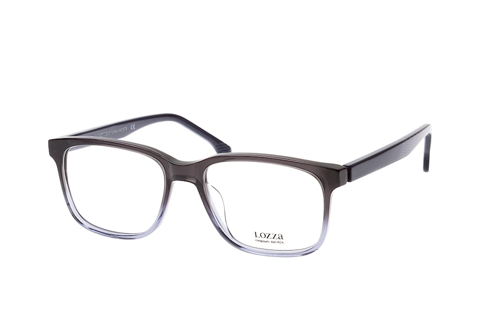 Lozza Mantova 1 VL 4174 02A6, Inkl. Gläser, Quadratische Brille, Herren Blau