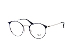 Ray-Ban RX 6378 2971 small Blau / SilberPerspektivenansicht Thumbnail