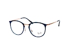Ray-Ban RX 7140 2001 small Blauw / Goudkleurig perspective view thumbnail