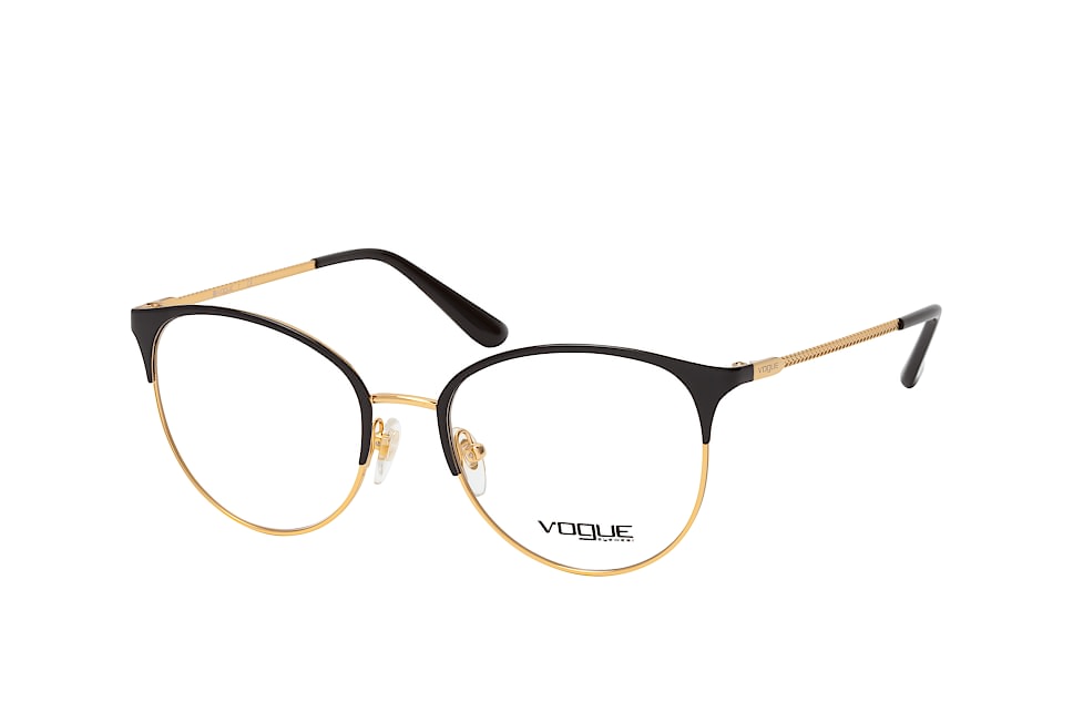 Vogue Eyewear VO 4108 280, Inkl. Gläser, Cat Eye Brille, Damen Goldfarben