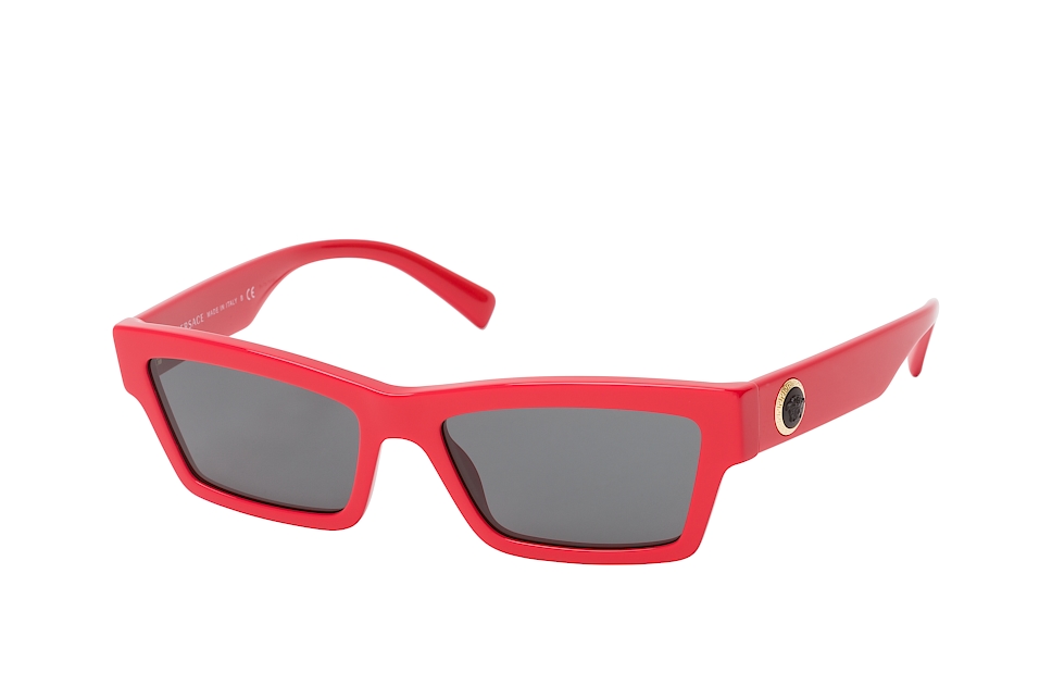 Versace VE 4362 5065/87, Rechteckige Sonnenbrille, Damen, In Sehstärke Erhältlich Rot