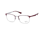 Ray-Ban RX 6421 3041 Rot / SilberPerspektivenansicht Thumbnail