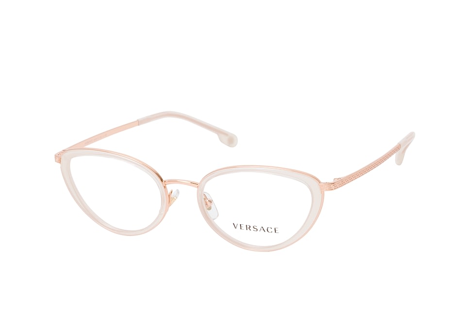 Versace VE 1258 1442, Inkl. Gläser, Cat Eye Brille, Damen Beige