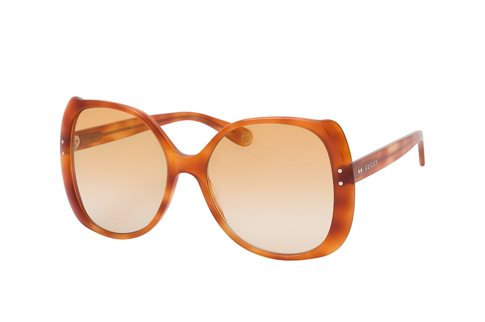 Gucci GG 0472S 003, Quadratische Sonnenbrille, Damen Havana