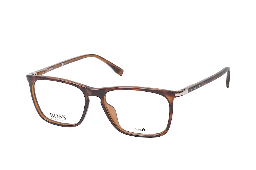 Boss 1044 086, Inkl. Gläser, Quadratische Brille, Herren Havana