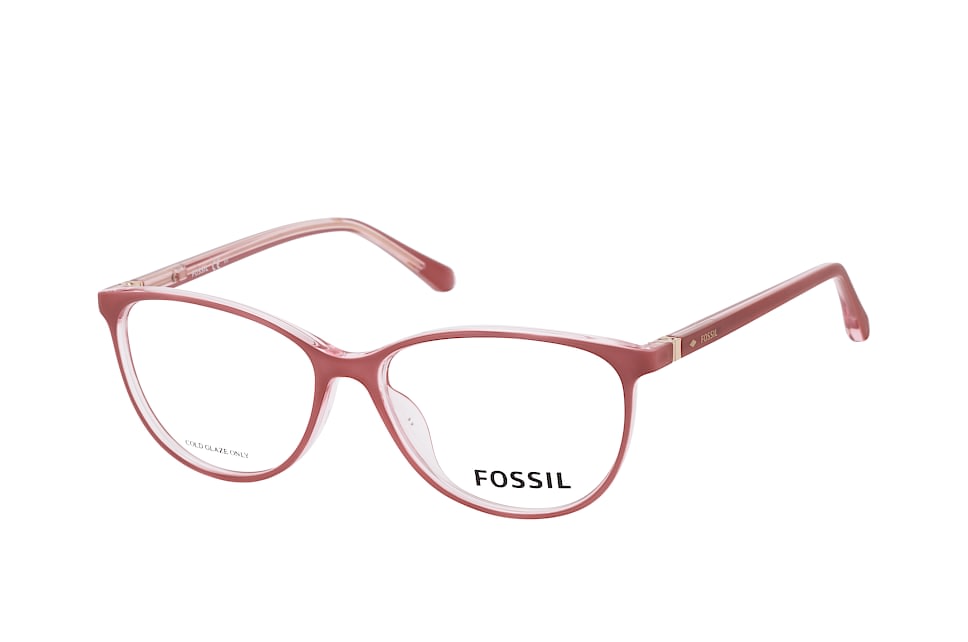 Fossil FOS 7050 35J, Inkl. Gläser, Cat Eye Brille, Damen Rosa