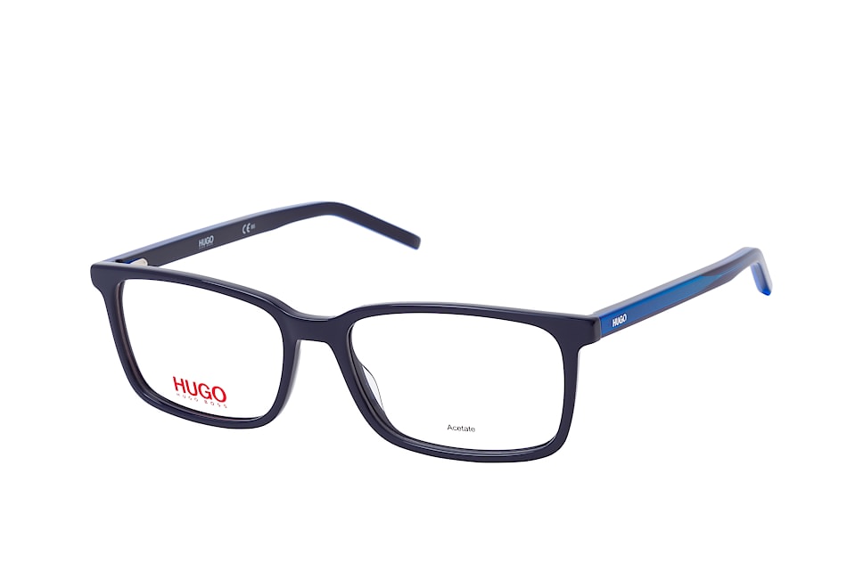 Hugo Boss HG 1029 PJP, Inkl. Gläser, Rechteckige Brille, Herren Blau