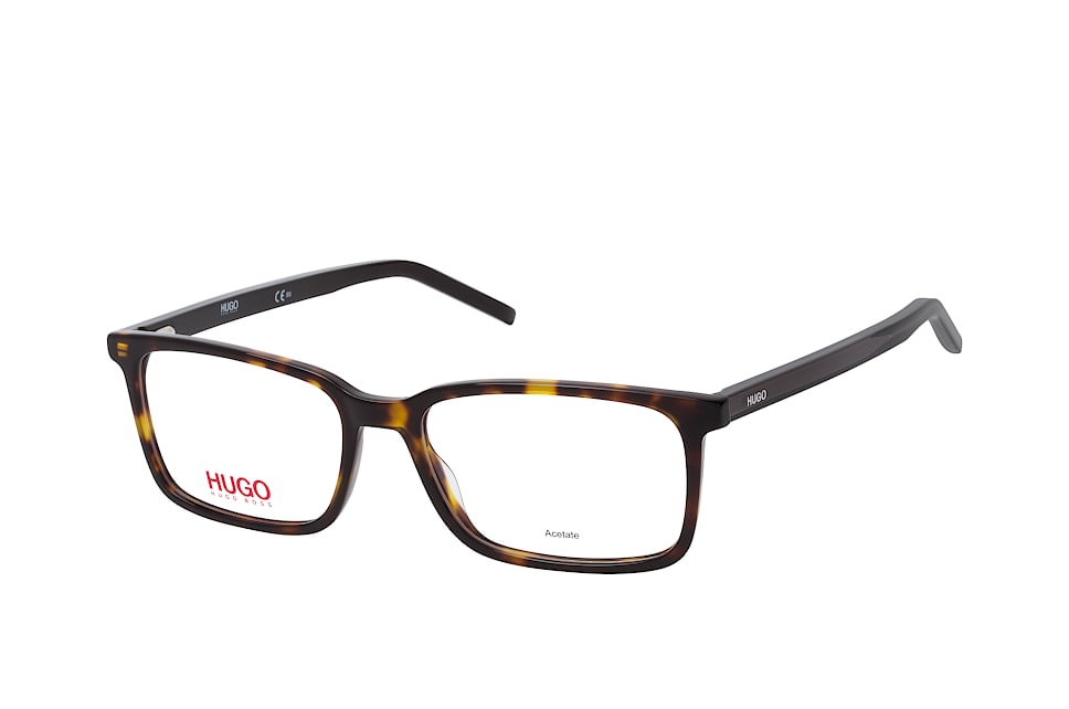 Hugo Boss HG 1029 AB8, Inkl. Gläser, Rechteckige Brille, Herren Havana