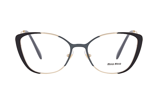 Miu Miu 0MU 51QV-VYD1O1 PALE GOLD//GREY//BLACK 53mm womens