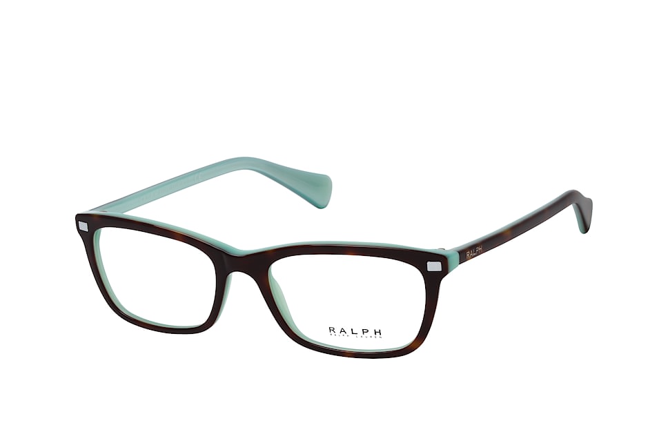 Ralph RA 7089 601, Inkl. Gläser, Rechteckige Brille, Damen Blau