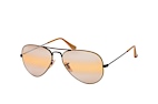 Ray-Ban Aviator RB 3025 002/58 small Beige / Schwarz / GelbPerspektivenansicht Thumbnail