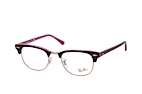 Ray-Ban Clubmaster RX 5154 5749 small Braun / RosaPerspektivenansicht Thumbnail